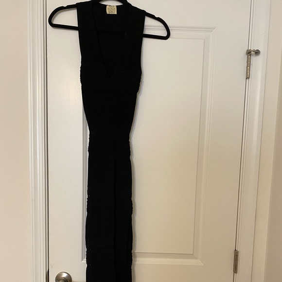 Torn by Ronny Kobo V-Neck Dress with Back Cutout - Picture 1 of 8